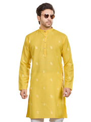 Cotton Kurta for Men - Orange | KUSRBUYEL3