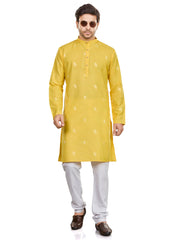 Cotton Kurta for Men - Orange | KUSRBUYEL3