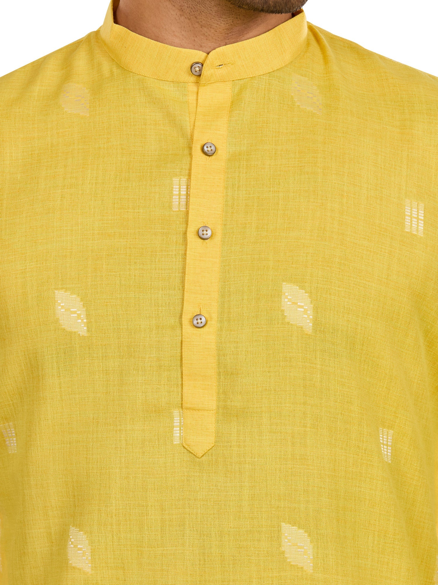 Cotton Kurta for Men - Orange | KUSRBUYEL3 | DesiQlo