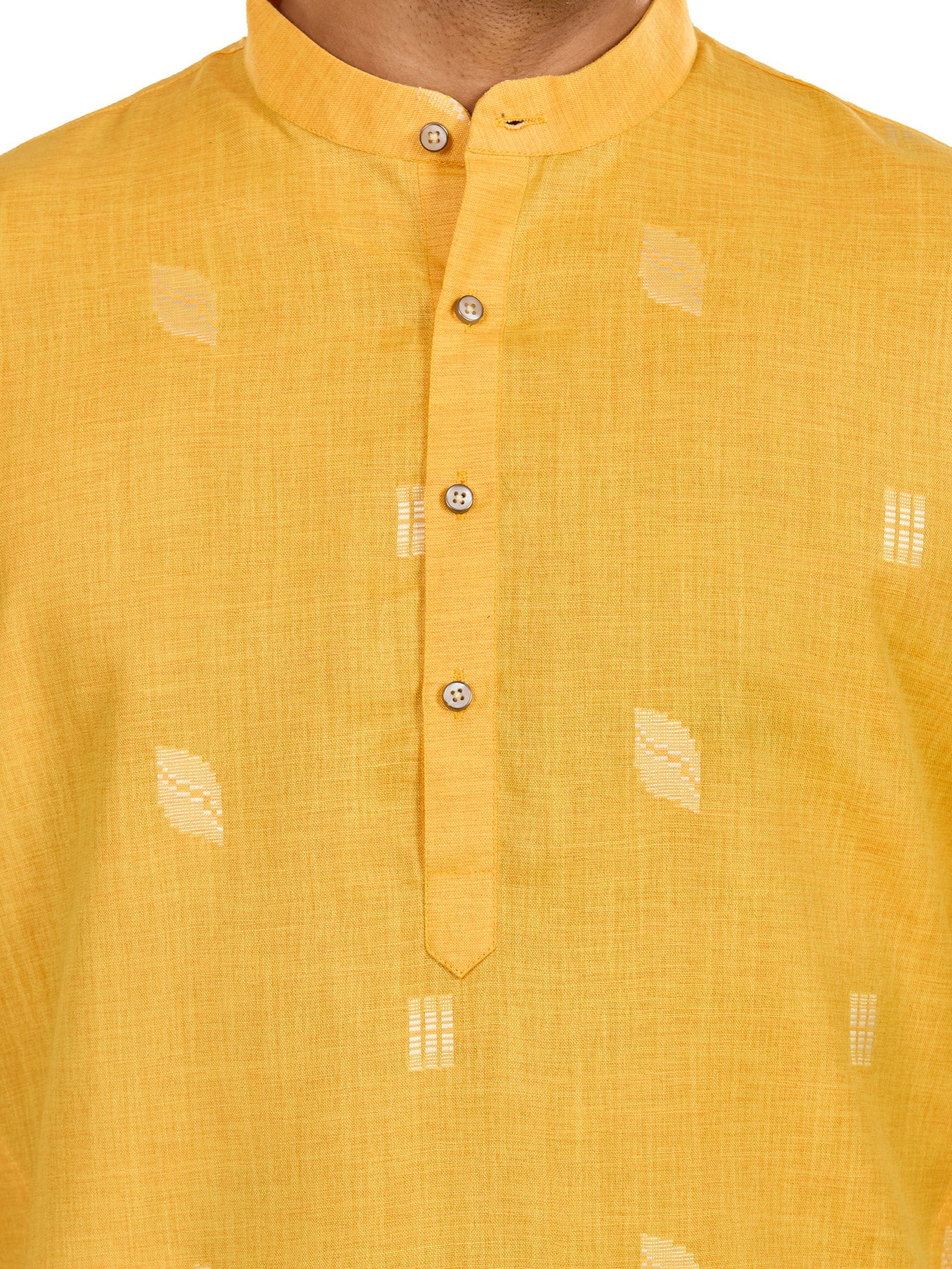 Cotton Kurta for Men - Orange | KUSRBUOR38 | DesiQlo