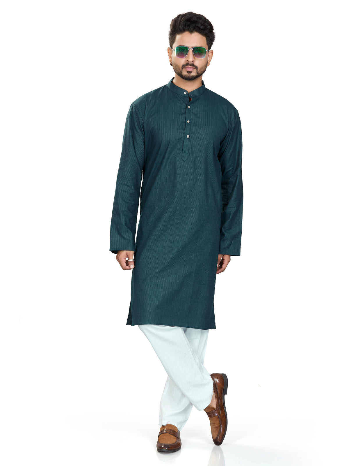 Cotton Kurta for Men - White | KUAVZSGRN3