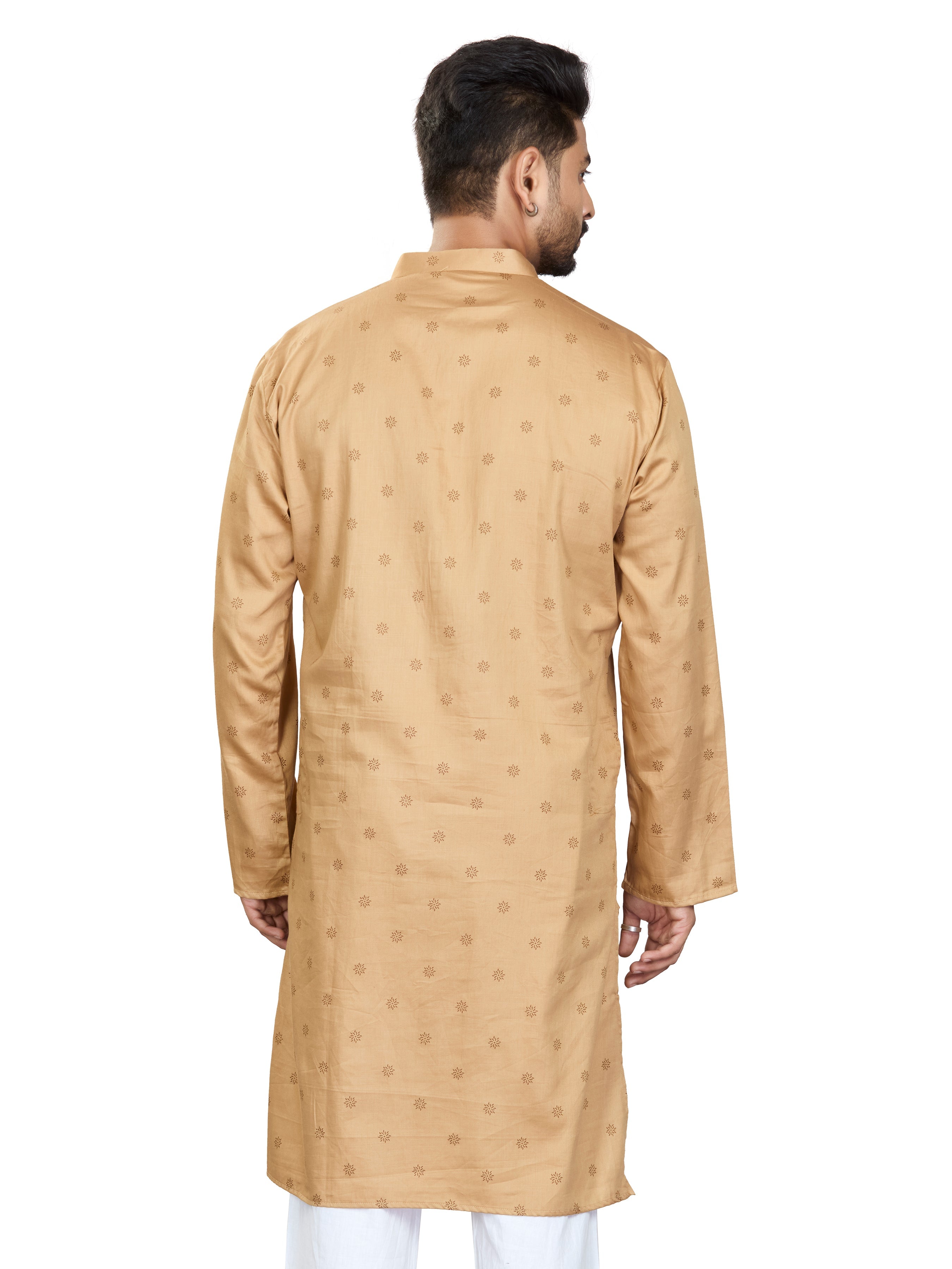 Cotton Kurta for Men - White | KUAVBUGOL3 | DesiQlo