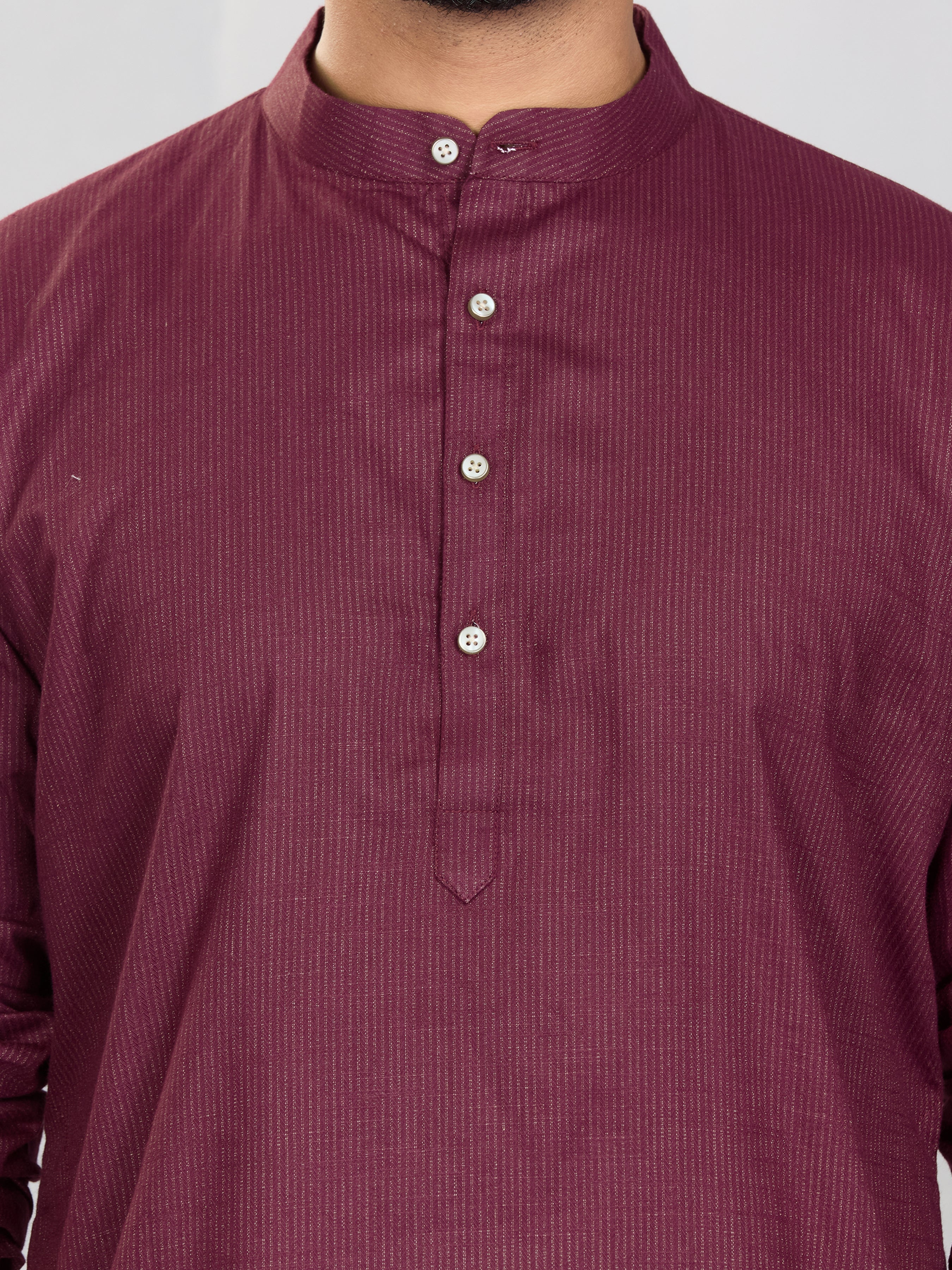 Cotton Kurta for Men - White | KUAVZSMAR3 | DesiQlo