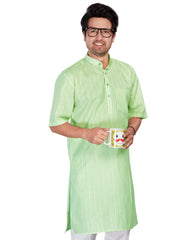 Cotton Modi Kurta for Men - Multicolor | HKSRLIGRN3