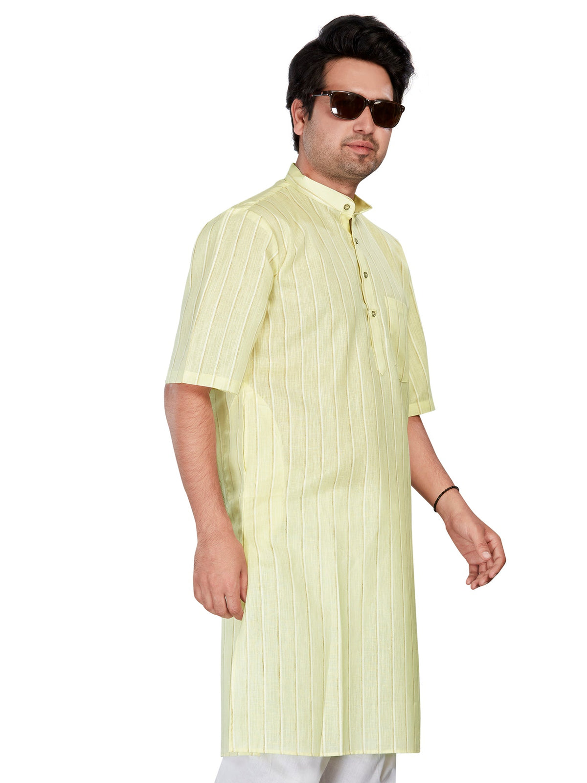 Cotton Modi Kurta for Men - Multicolor | HKSRLIYEL3