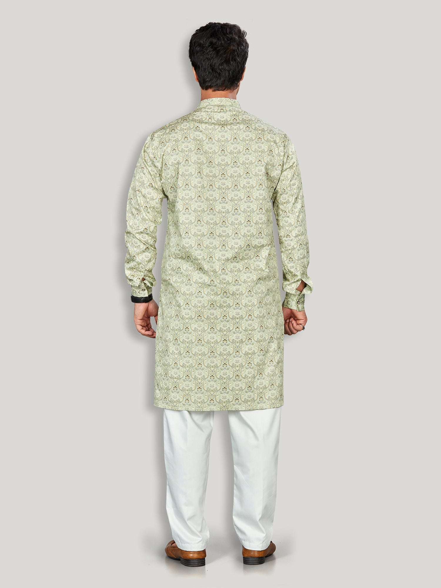 Cotton Kurta for Men - Multicolor | KPAVCUPOL3 | DesiQlo