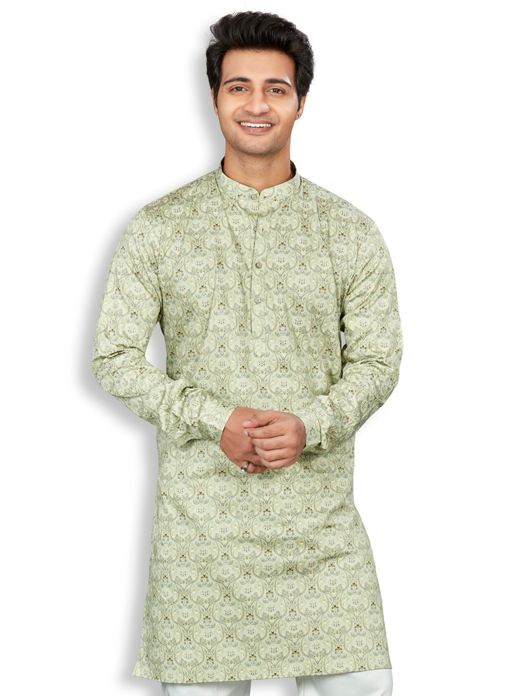 Cotton Kurta for Men - Multicolor | KPAVCUPOL3 | DesiQlo