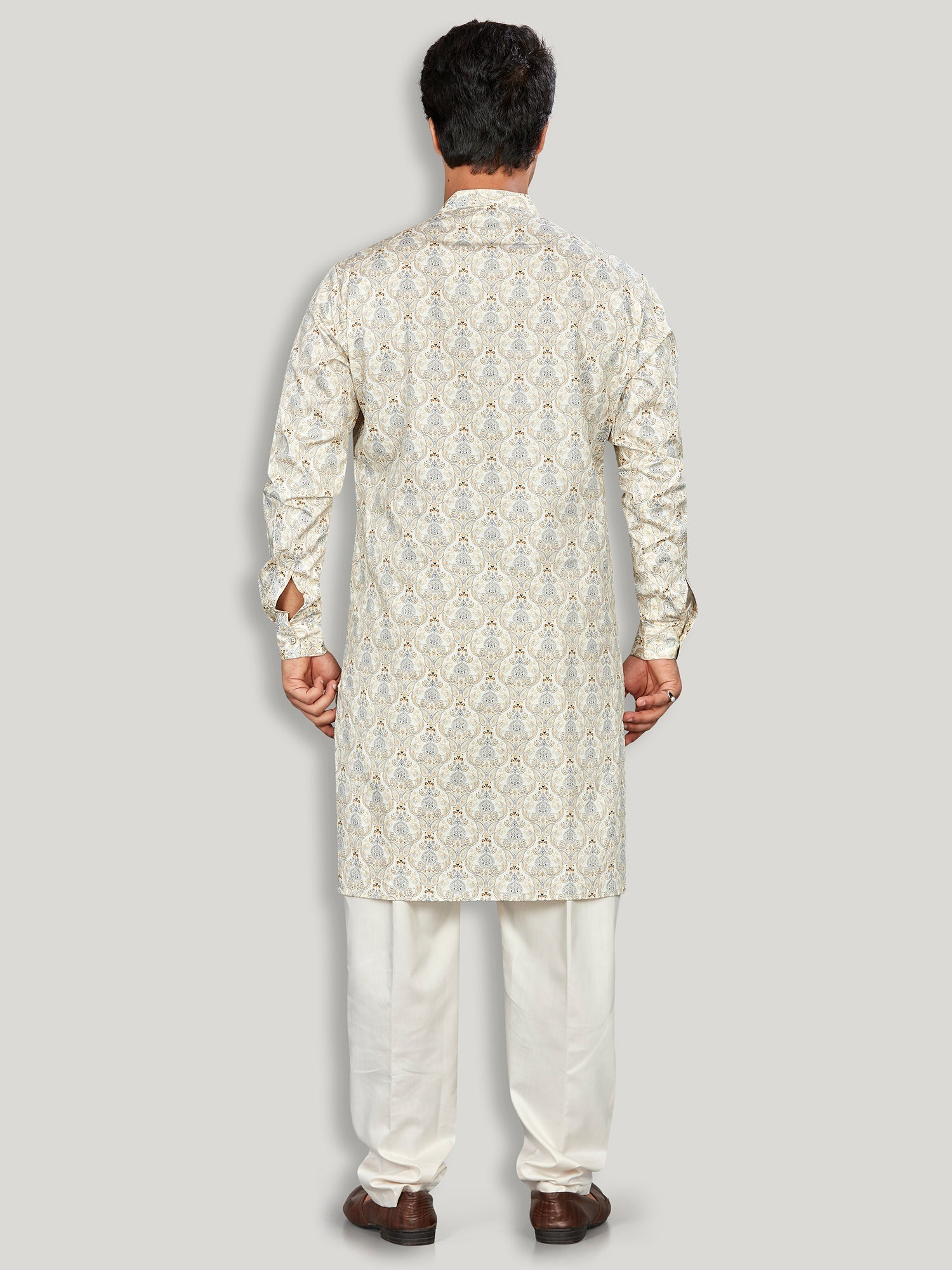Cotton Kurta for Men - Multicolor | KPAVCUPCR3 | DesiQlo