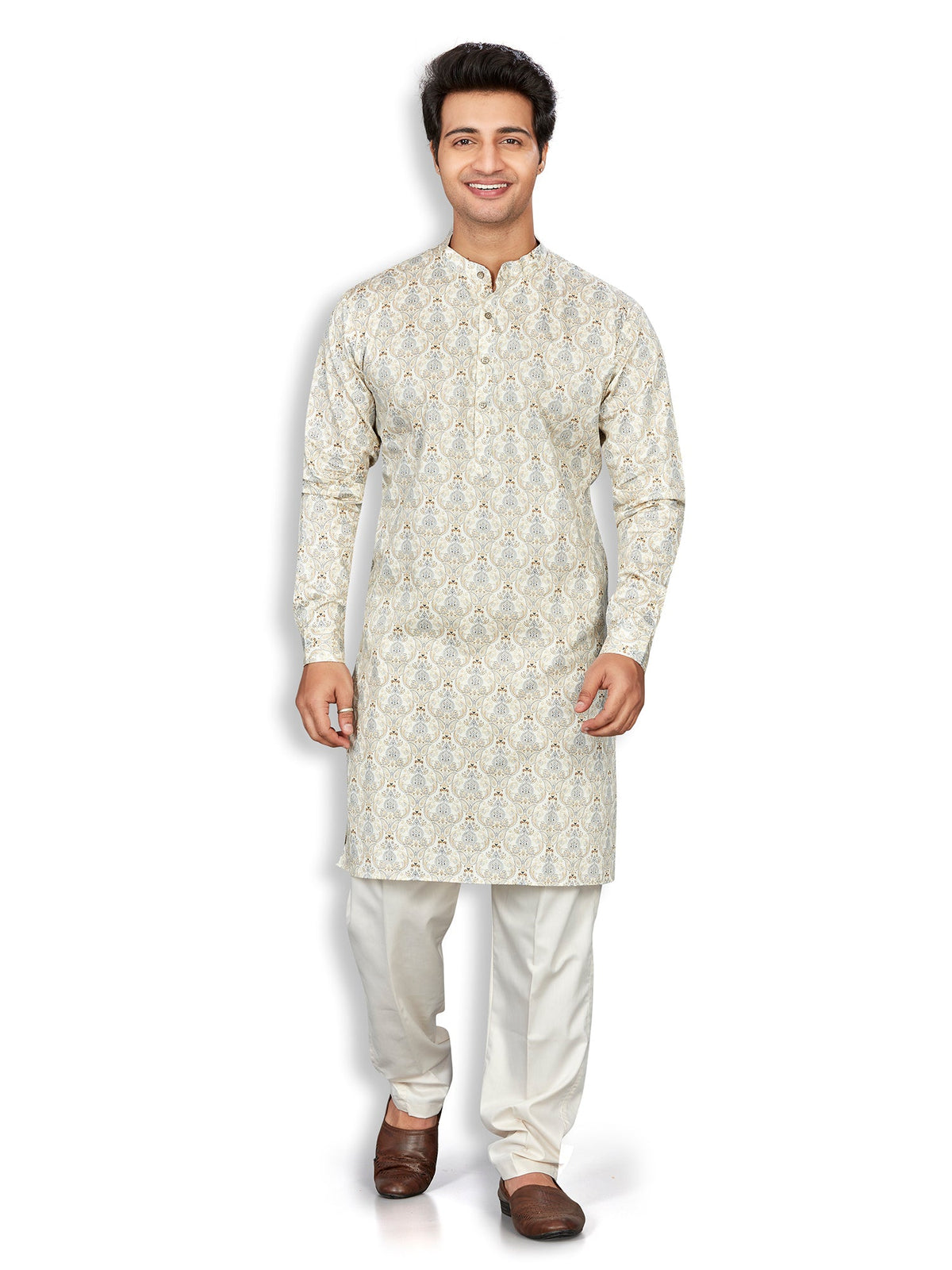 Cotton Kurta for Men - Multicolor | KPAVCUPCR3