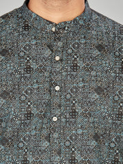 Cotton Kurta for Men - Grey | KPAVCUPBK3