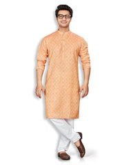 Cotton Kurta for Men - Red | KPSRJQMAR3