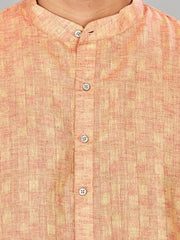 Cotton Kurta for Men - Red | KPSRJQMAR3