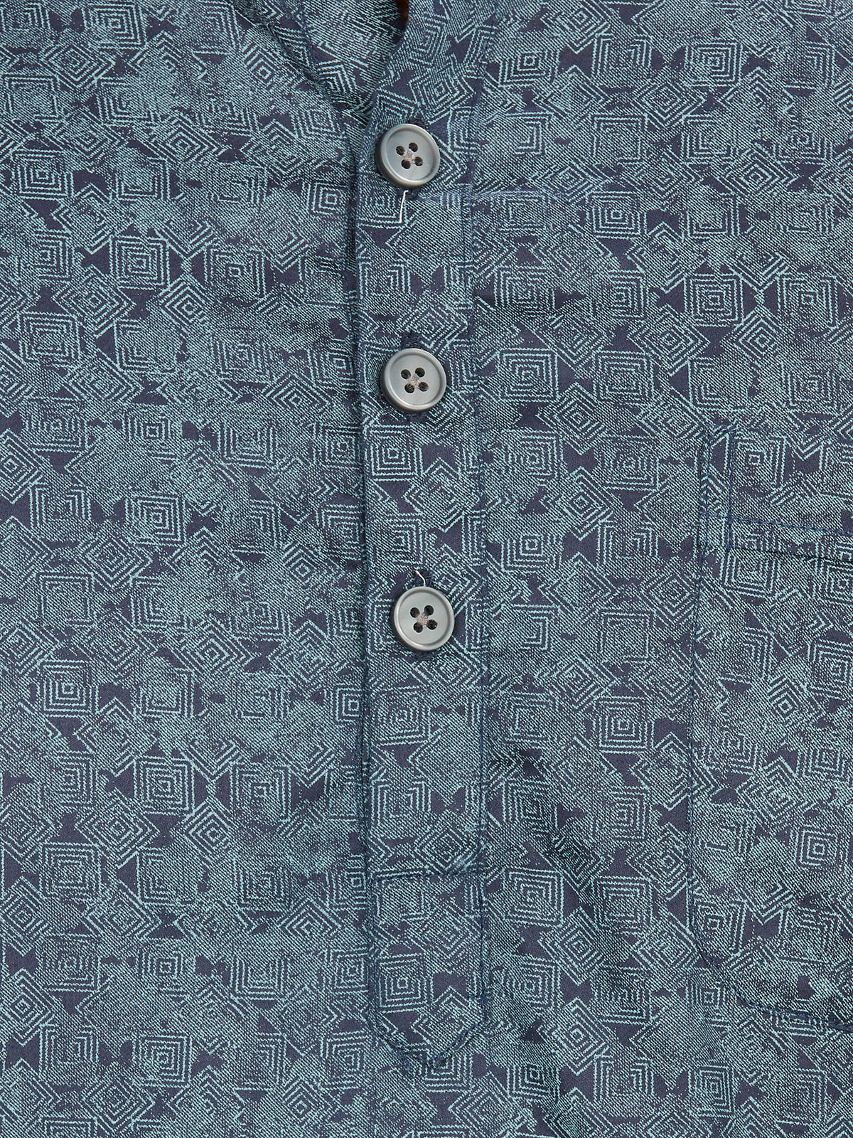 Cotton Short Kurta for Men - Multicolor | SKAVSPSBLU