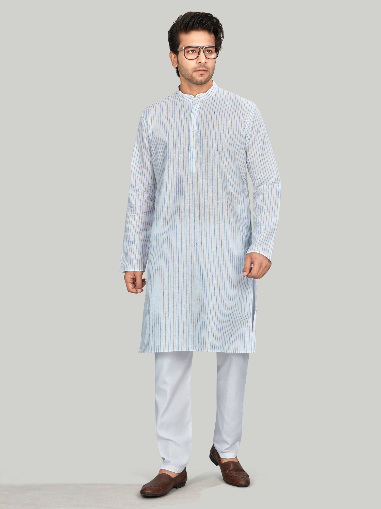Cotton Kurta for Men - Multicolor | KPUCLIWB38 | DesiQlo
