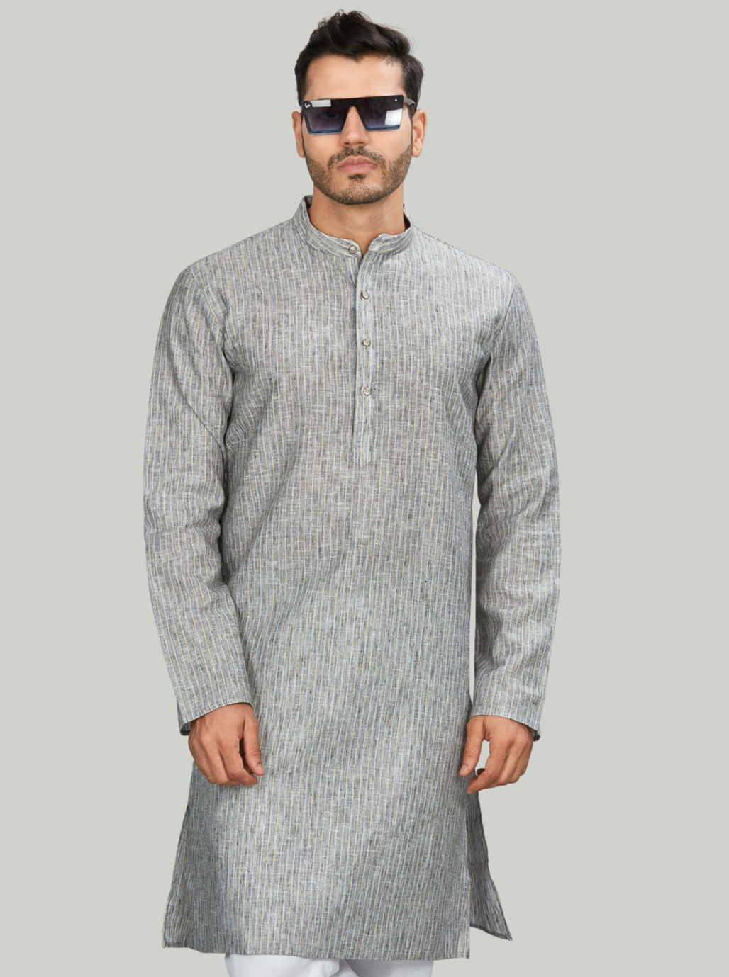 Cotton Kurta for Men - Multicolor | KPUCLIGY38 | DesiQlo