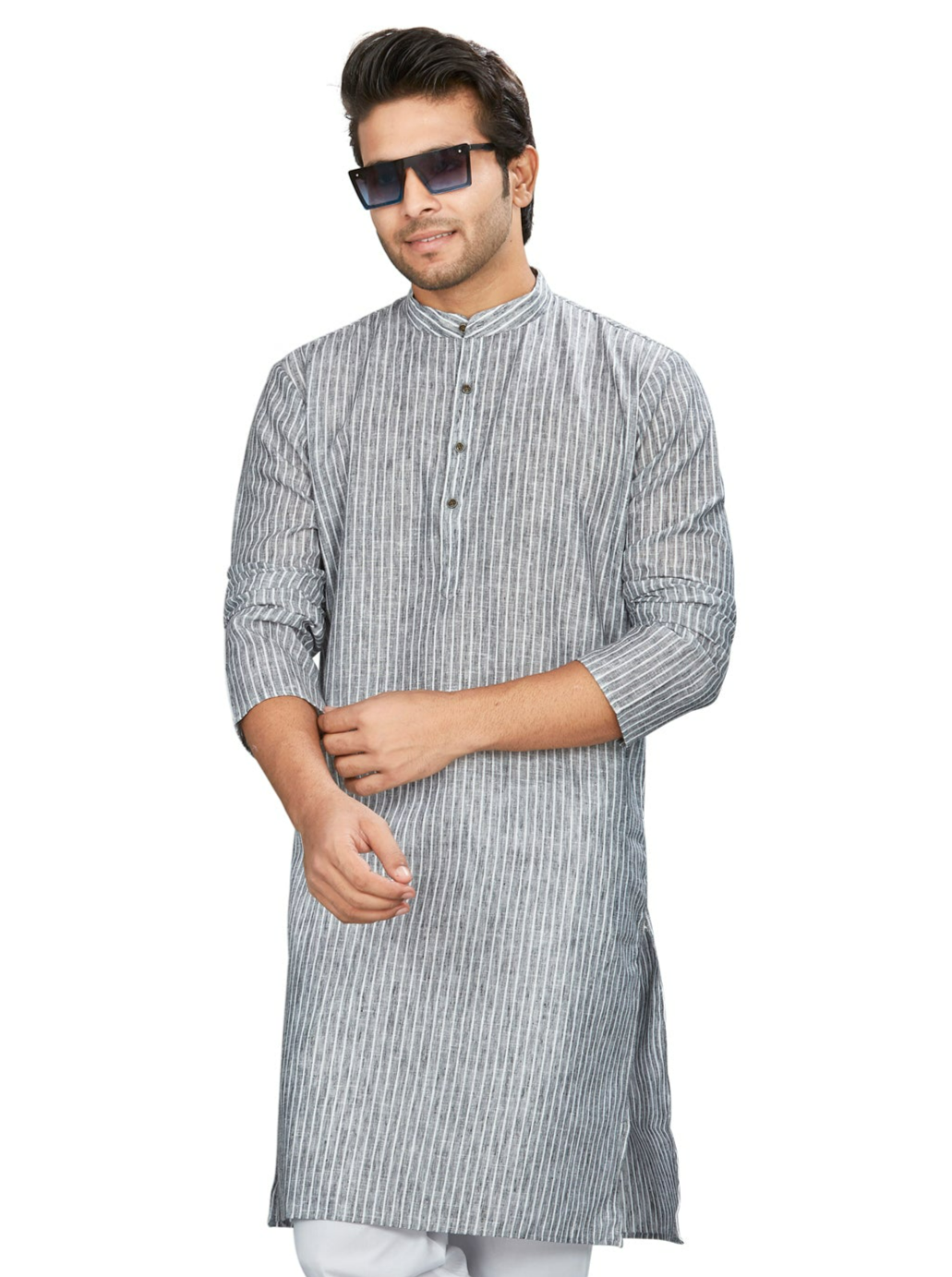 Cotton Kurta for Men - Multicolor | KPUCLIGW38 | DesiQlo