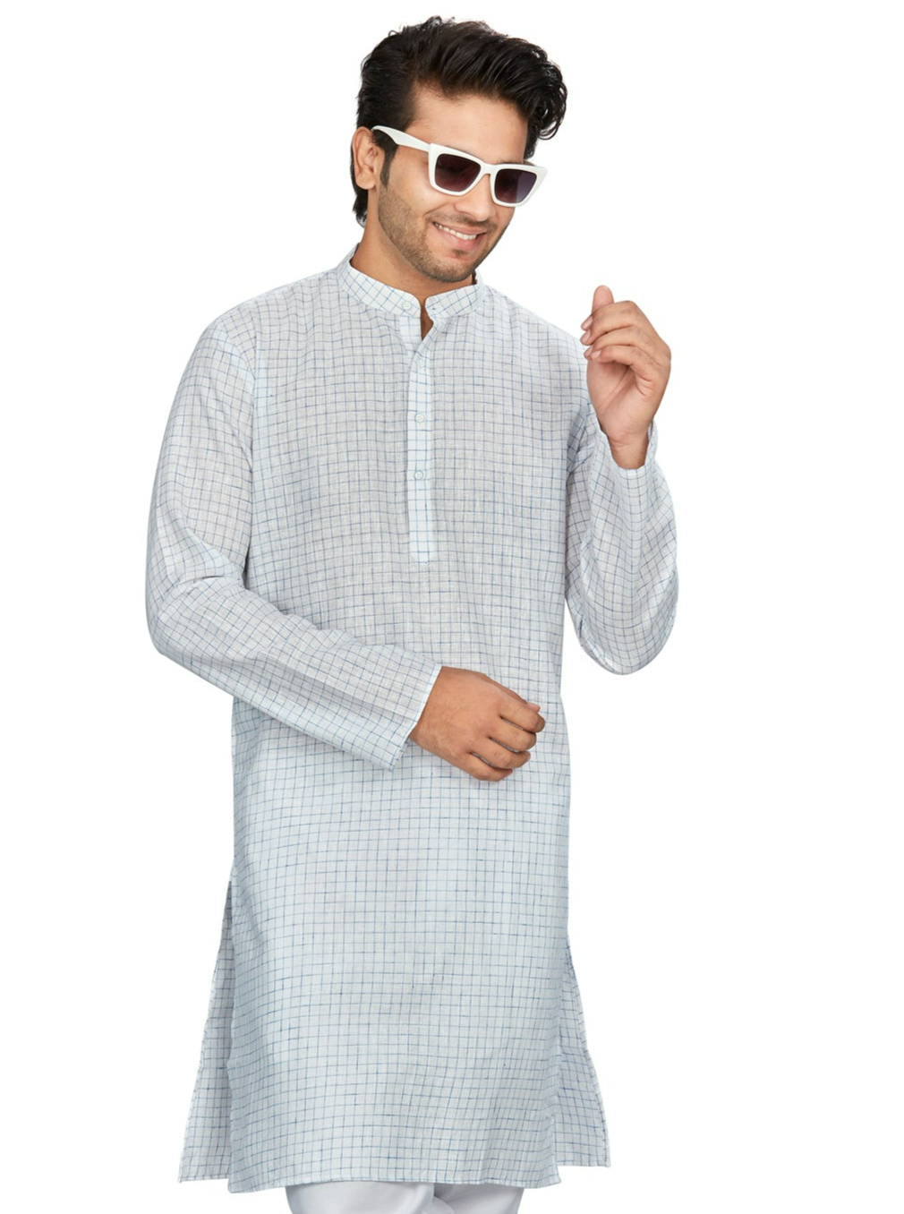 Cotton Kurta for Men - Multicolor | KPUCCHWB38 | DesiQlo