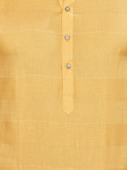 Cotton Kurta for Men - Yellow | KPREZRYL38