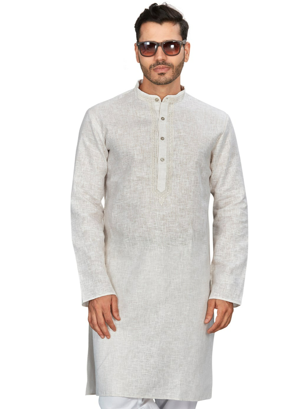 Linen Kurta for Men - Multicolor | KPLMSTEMBE | DesiQlo