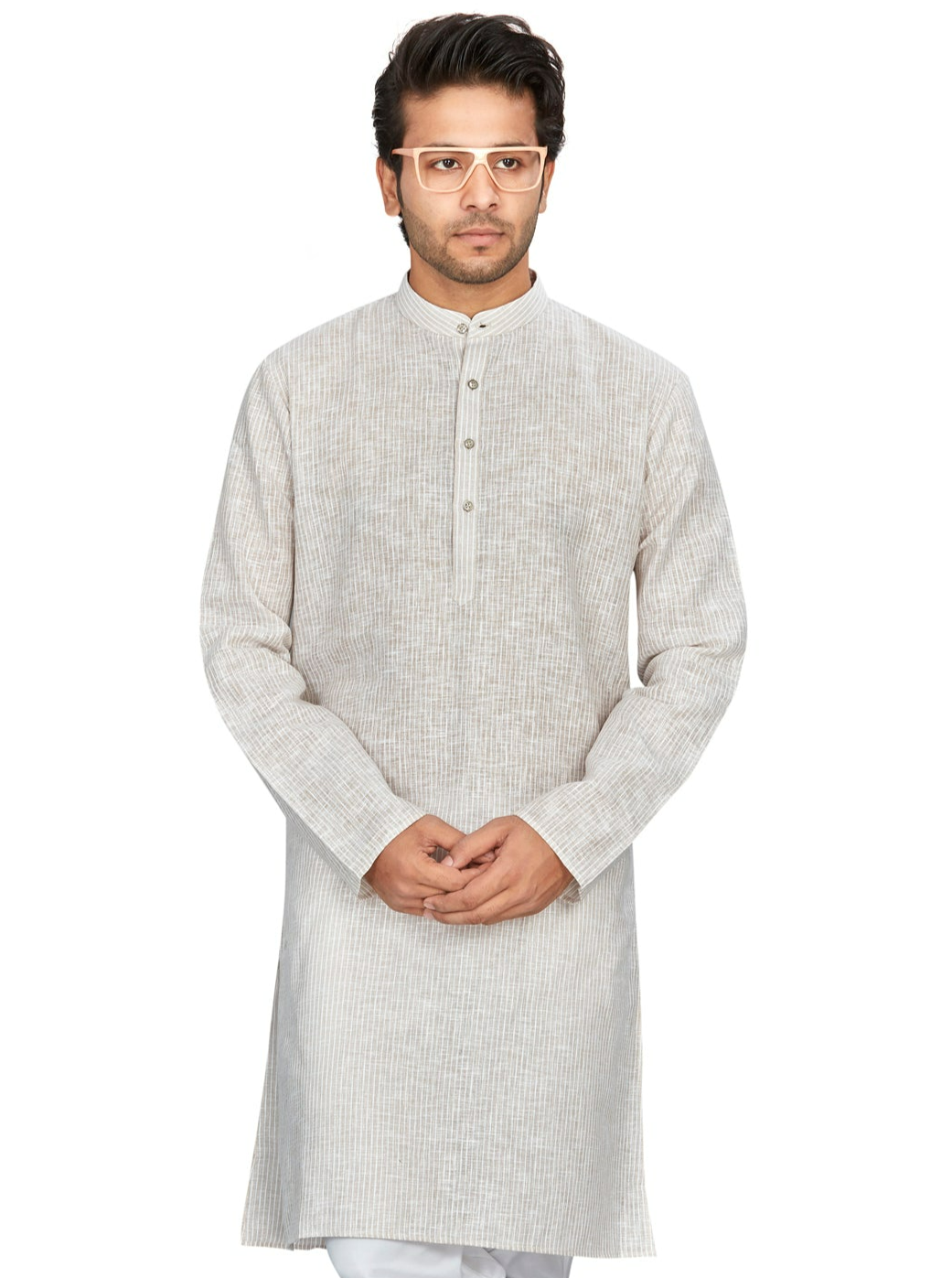 Linen Kurta for Men - Multicolor | KPLMLIBE38 | DesiQlo
