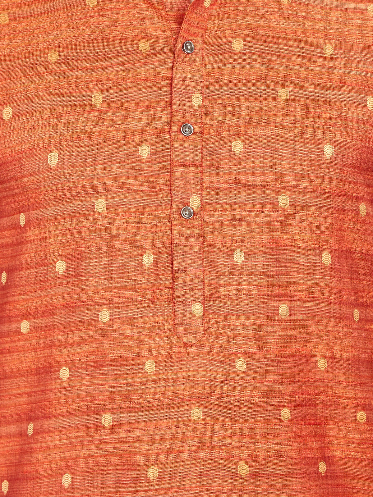 Cotton Kurta for Men - Orange | KPNVBUOR38