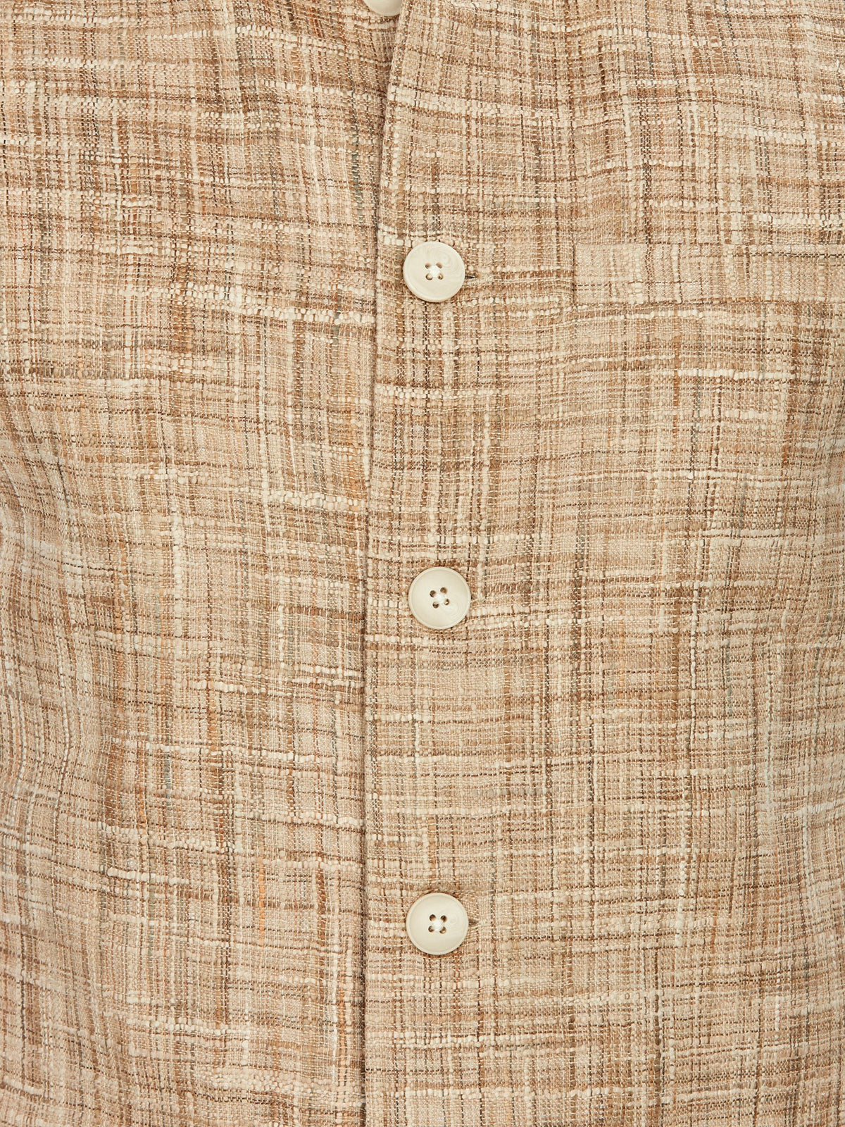 Cotton Nehru Jacket for Men - Beige | WCNVUKBE38