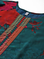 Floral Printed Kurta With Palazzos & Dupatta-AHKUDUPZ-COMBO-1008