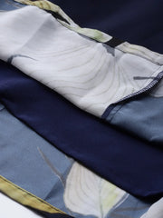 Floral Printed Sequinned Ethnic Gown-AHEDGRDP-235