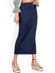 Women's Navy Blue Lycra High Rise Saree Shapewear-10-PL-NAVY BLUE
