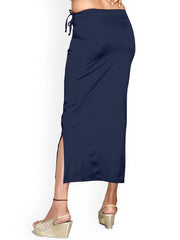 Women's Navy Blue Lycra High Rise Saree Shapewear-10-PL-NAVY BLUE