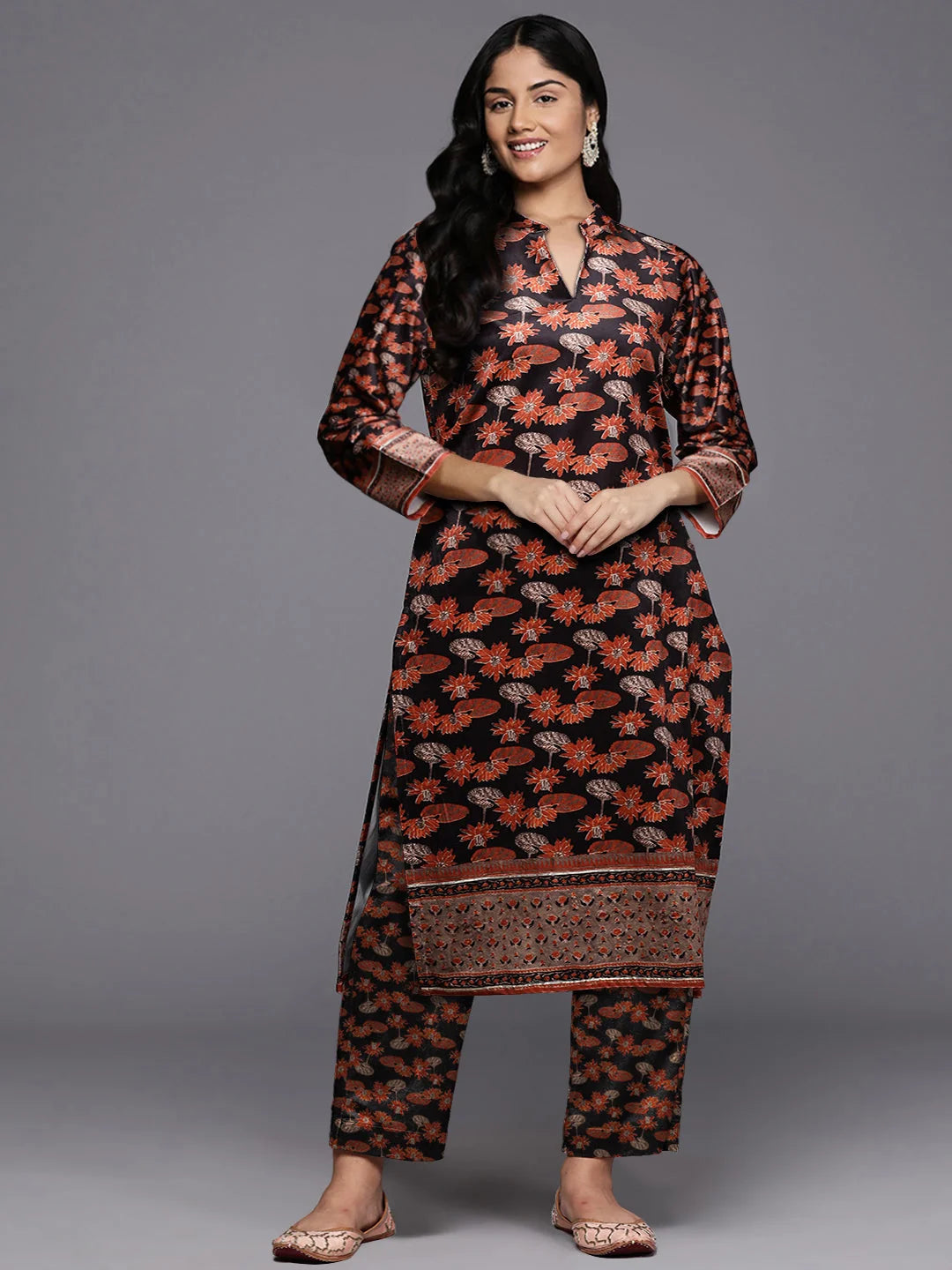 Floral Printed Women's Kurta Set | Indian Designer Kurta Sets