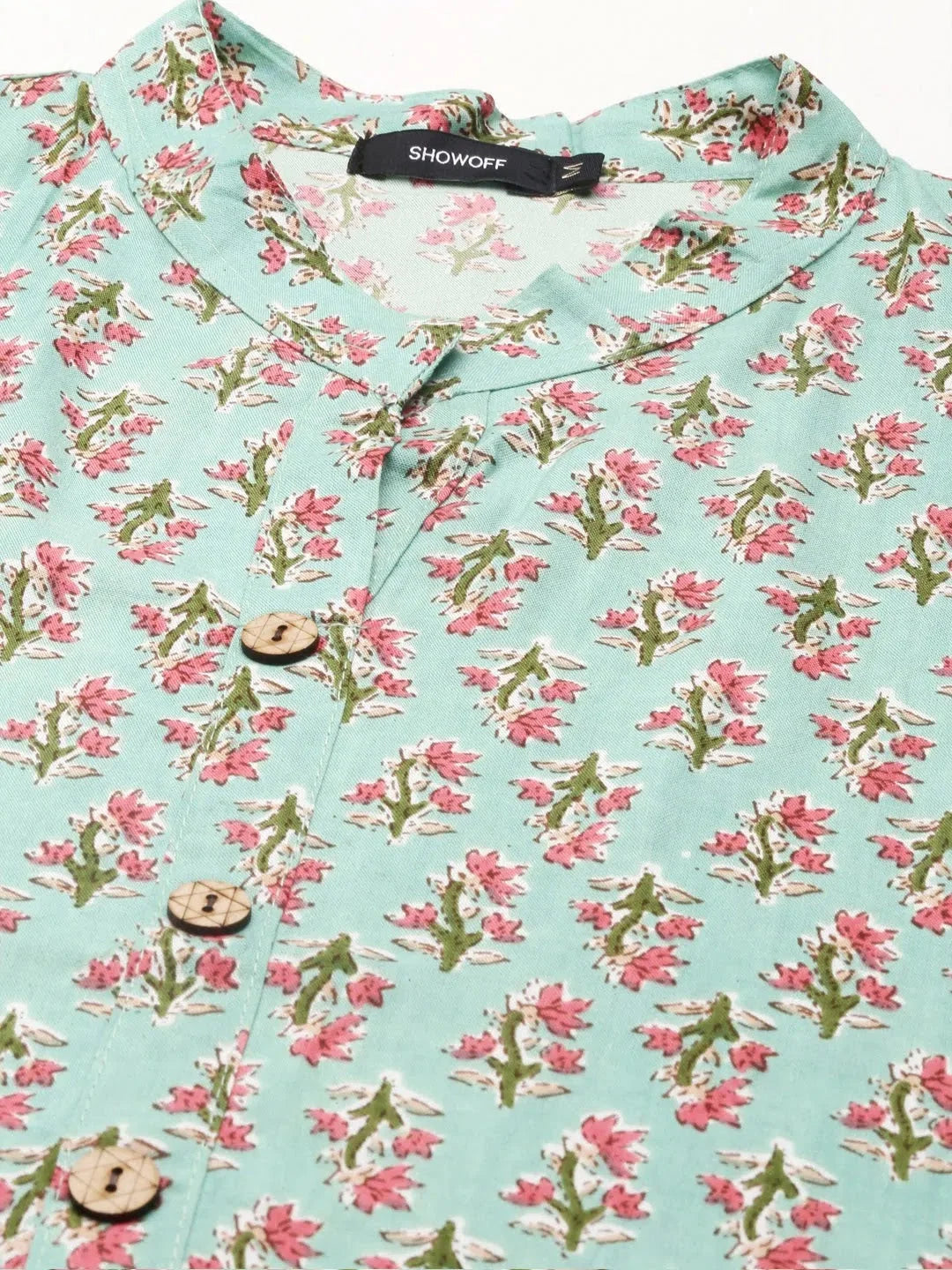 Green Printed Indian Kurta for Ladies | Stylish Women's Kurtas