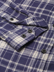 Men Blue Checked Casual Shirt-DALTONCHECKS-4081-Blue