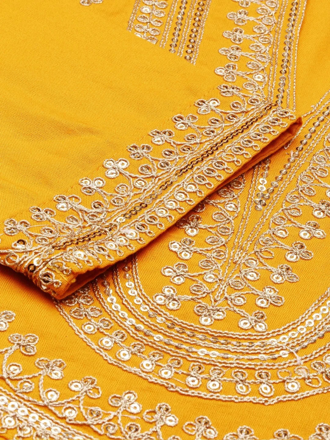 Yellow Solid Cotton Kurta Set | Indian Women's Kurta Sets