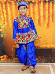 Dhoti Kurta Set for Boys - Blue | BN24KD53BLA