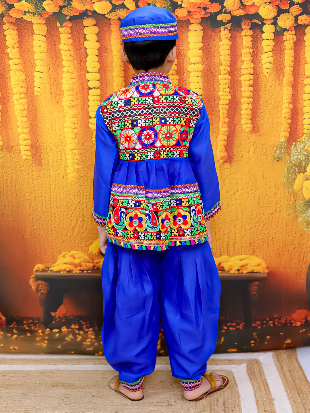 Dhoti Kurta Set for Boys - Blue | BN24KD53BLA | DesiQlo