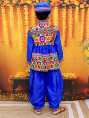 Dhoti Kurta Set for Boys - Blue | BN24KD53BLA