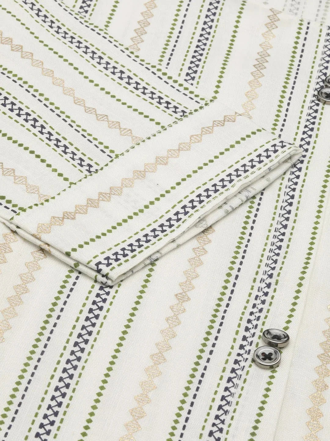 White Printed Cotton Kurta | Elegant Indian Kurta for Women