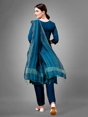 Women Kurta Pant Dupatta Set-MORPICH1113