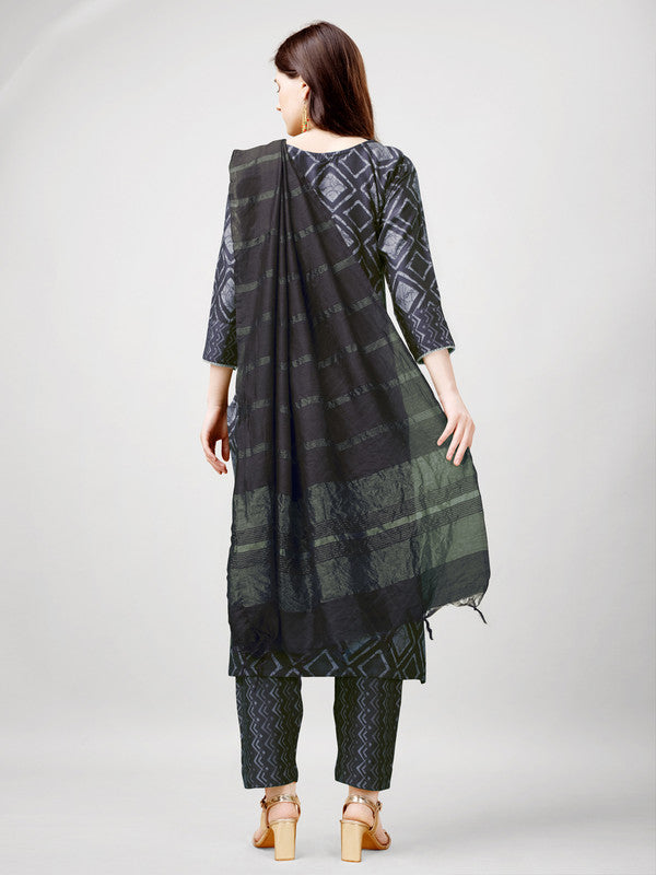 Gray Women's Kurta Sets | Embroidered Indian Kurta Sets
