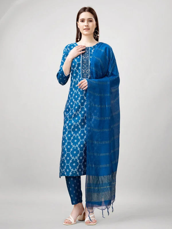 Blue Designer Kurta Sets for Women | Indian Kurta Sets Online