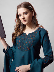 Women Kurta Pant Dupatta Set-1152MORPICH