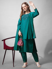 Women Kurta Pant Dupatta Set-1152RAMA
