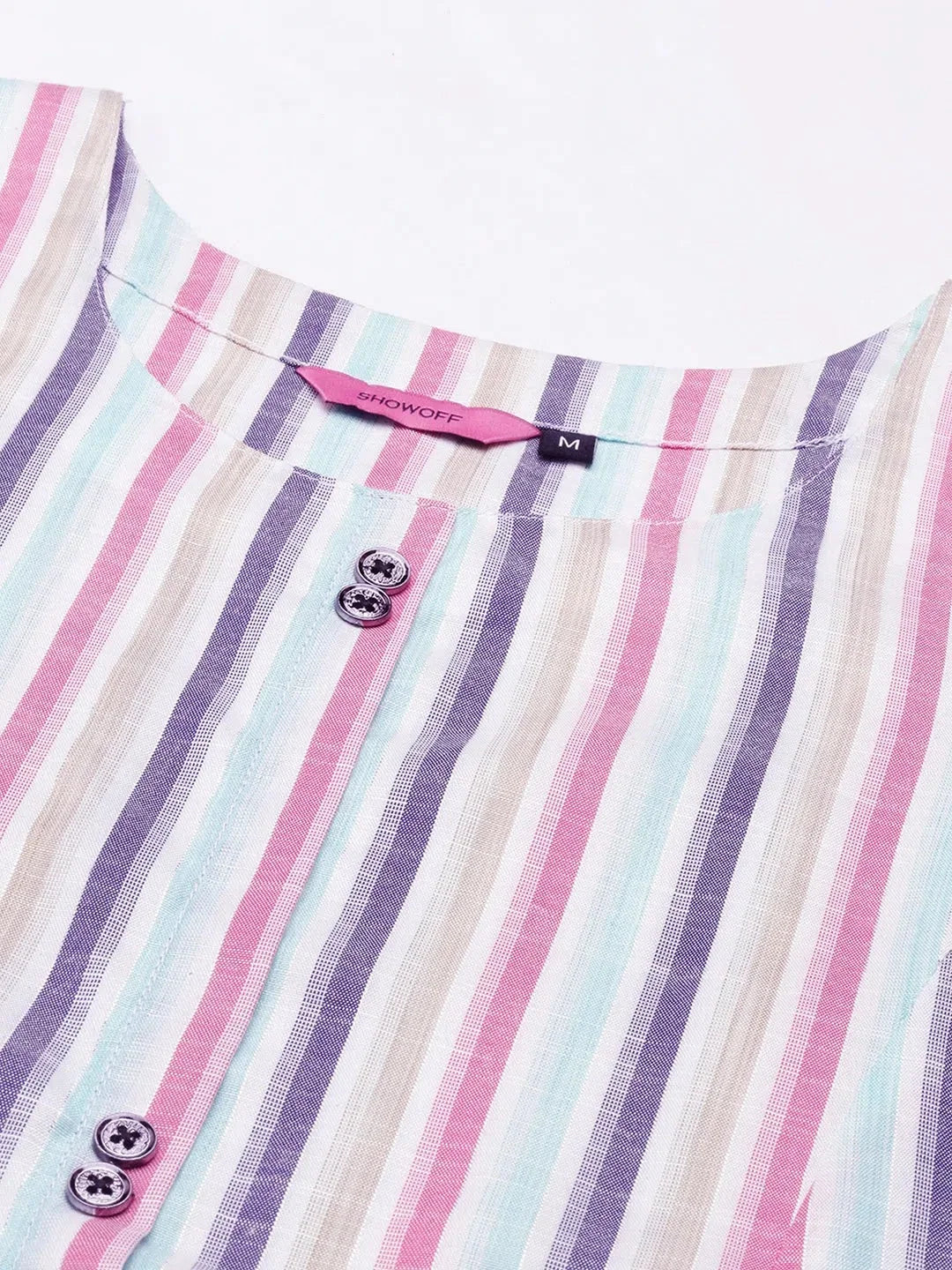 Striped Straight Kurta for Women | Stylish Indian Kurtis Shop