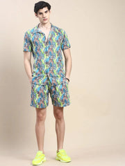 Men Multi Printed Casual Co ord Set-AM-92-10-Multi