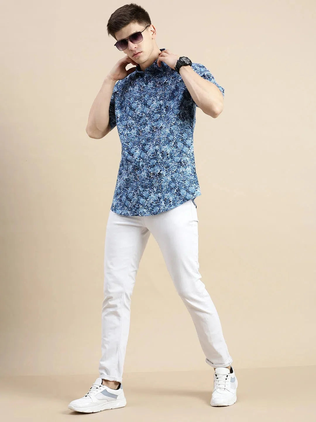 Multi Tropical Printed Shirt | Casual Cotton Mens Shirt