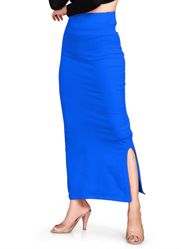 Blue Lycra High Rise Saree Shapewear