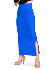 Women's Blue Lycra High Rise Saree Shapewear-12-PL-BLUE
