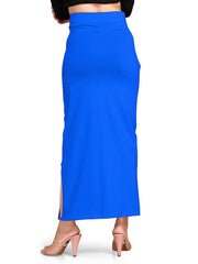Women's Blue Lycra High Rise Saree Shapewear-12-PL-BLUE