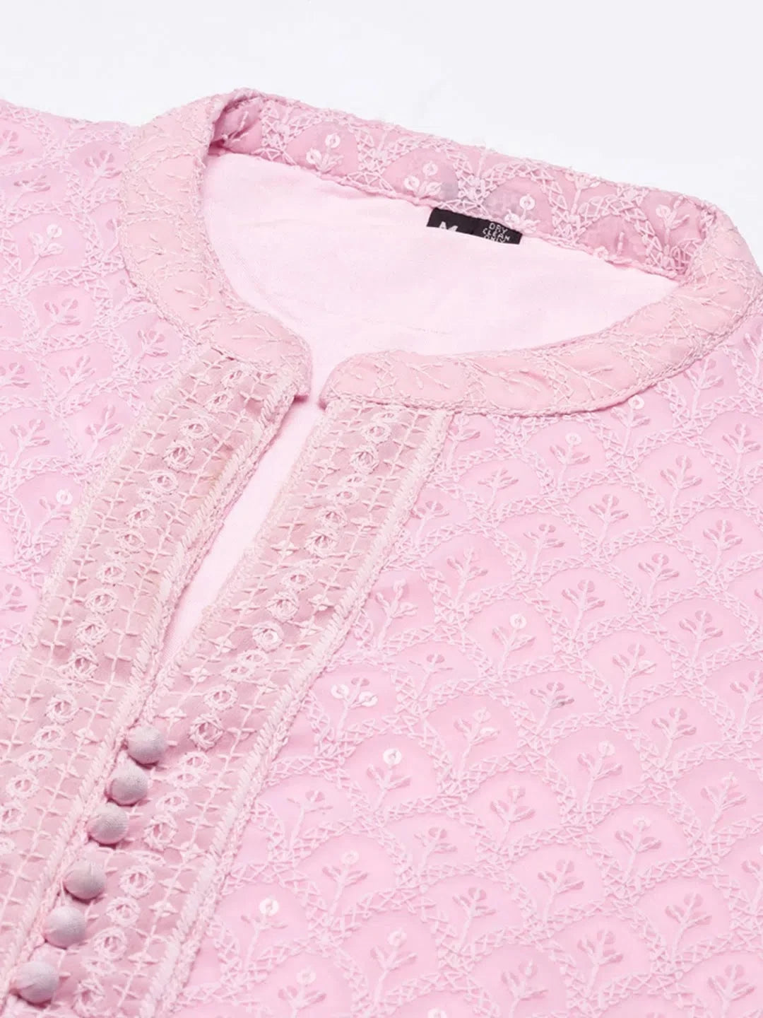 Pink Embroidered Women's Kurta Sets | Indian Kurta